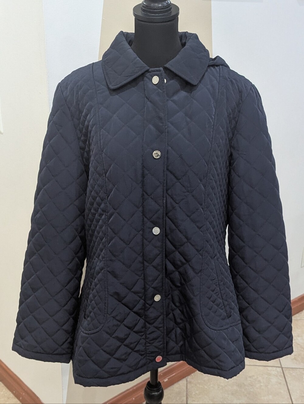 Calvin Klein Quilted Navy Puffer Jacket Size XL